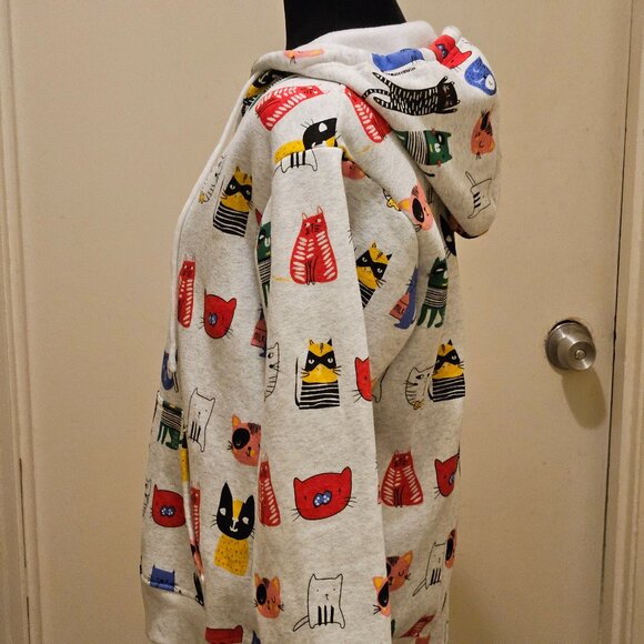 L.A. Soul Cat Hoodie Size Medium. Double Front Pocket. Zippered - Picture 3 of 7